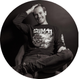 An image of one of the co-founders, Aksel