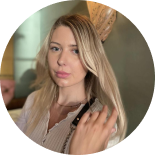 An image of one of the co-founders, Helene